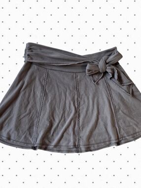 Abercrombie vintage grey skirt with attatched tie